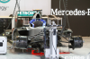 Schumacher's car in the garage 