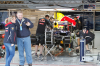 Vettel's RB8 in garage 